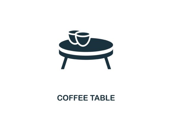 Coffee Table Icon: Elevating Design with Visual Precision