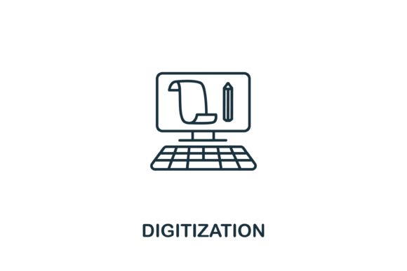 Digitization Icon from Industry 4: Symbolism, Use, and Impact in Modern Design