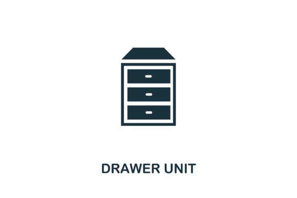 Drawer Unit Icon: A Versatile Design Asset for Creatives and Businesses