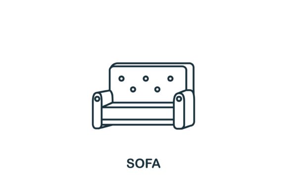 Enhancing Design Projects with the Sofa Icon from Interior Collection