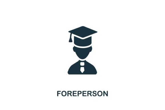 Foreperson Icon: A Clean, Versatile Design Asset for Modern Projects