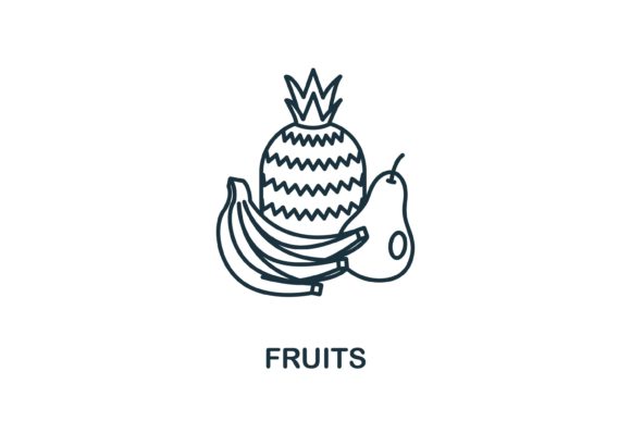 Fruits Icon from Fruits Collection: A Versatile Design Asset