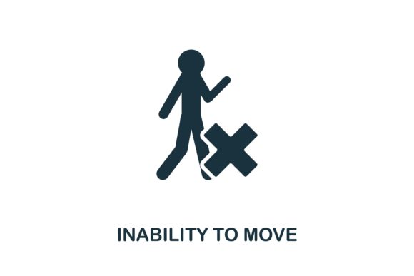 Inability to Move Icon: A Practical Tool for Visual Communication in Web Design and Infographics