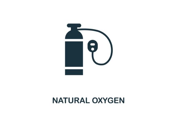 Natural Oxygen Icon: A Visual Symbol for Sustainable Design and Environmental Awareness