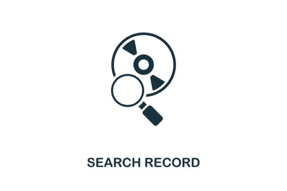 Search Record Icon: A Versatile Design Asset for Modern Creatives