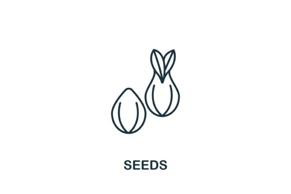 Seeds Icon from Garden Collection: A Versatile Design Asset for Modern Creatives