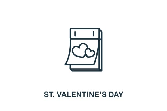 St. Valentine’s Day Icon: A Versatile Design Asset for Creative Professionals