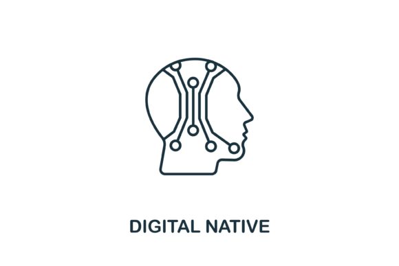 Understanding the Digital Native Icon: A Modern Design Asset for Web and Infographics